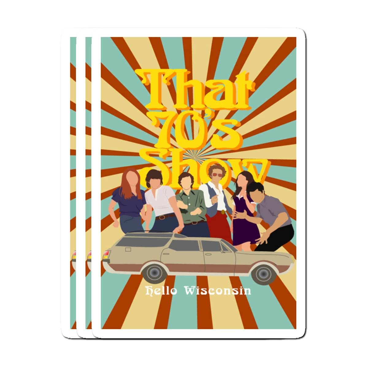 Story Storm Store That 70s Show Stickers (3 Pcs/Pack)