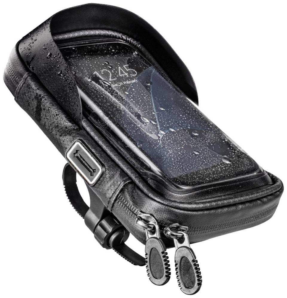Hama Mobile Phone Case for Bicycle/Motorbike, 360-Degree Rotation, Water-Repellent