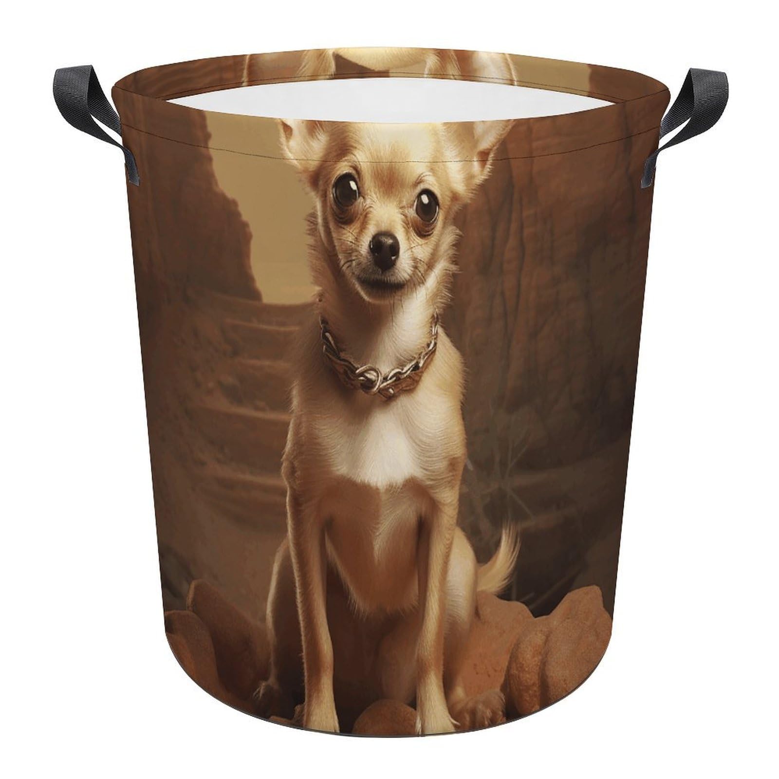 Panier à linge pliable chihuahua | Corbeille à linge imperméable grand format
