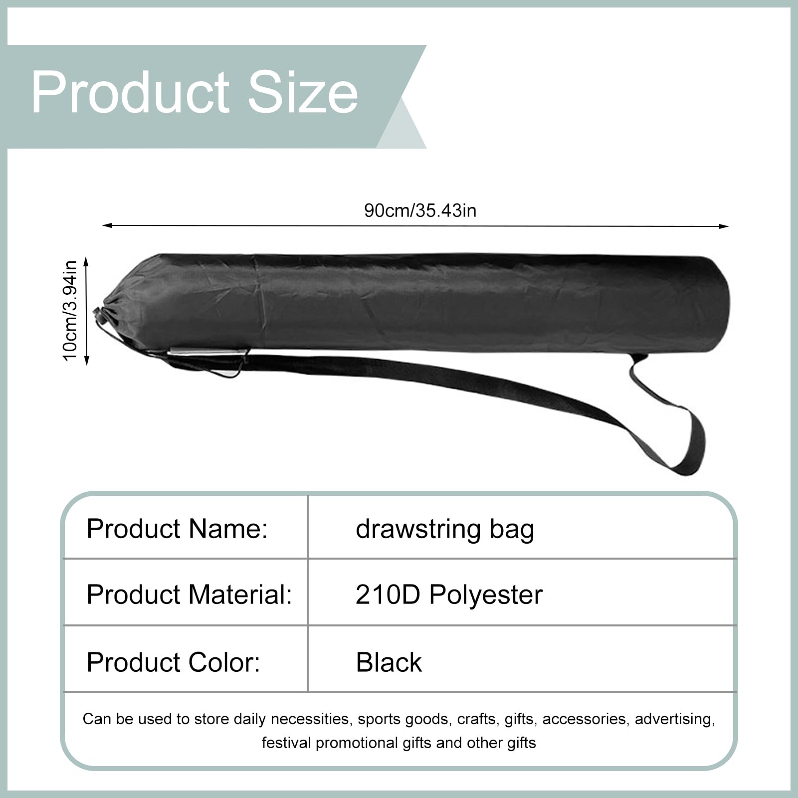 Bolsa para Trípode, Funda de Trípode Ligera, Bolsa de Transporte para Trípode, Estuche Liviano para Trípode, Bolsa de Transporte con Cordón para Soporte de Luz, Soporte de Brazo y Trípode