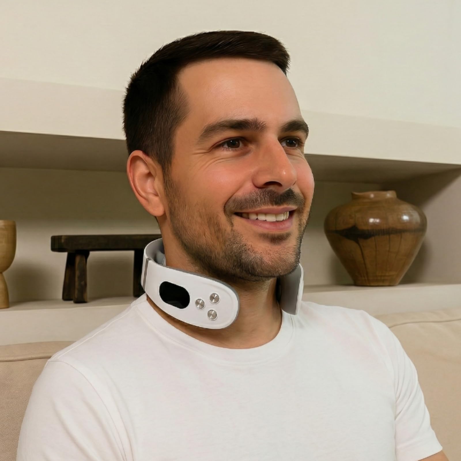 Nurotex Pro 14-In-1 Nackenlösung,Nurotex Nacken Original,Einstellbare Intensität und Wärmefunktion,hilft Verspannungen im Nacken zu lösen,für Zuhause,Büro und tägliche Nutzung