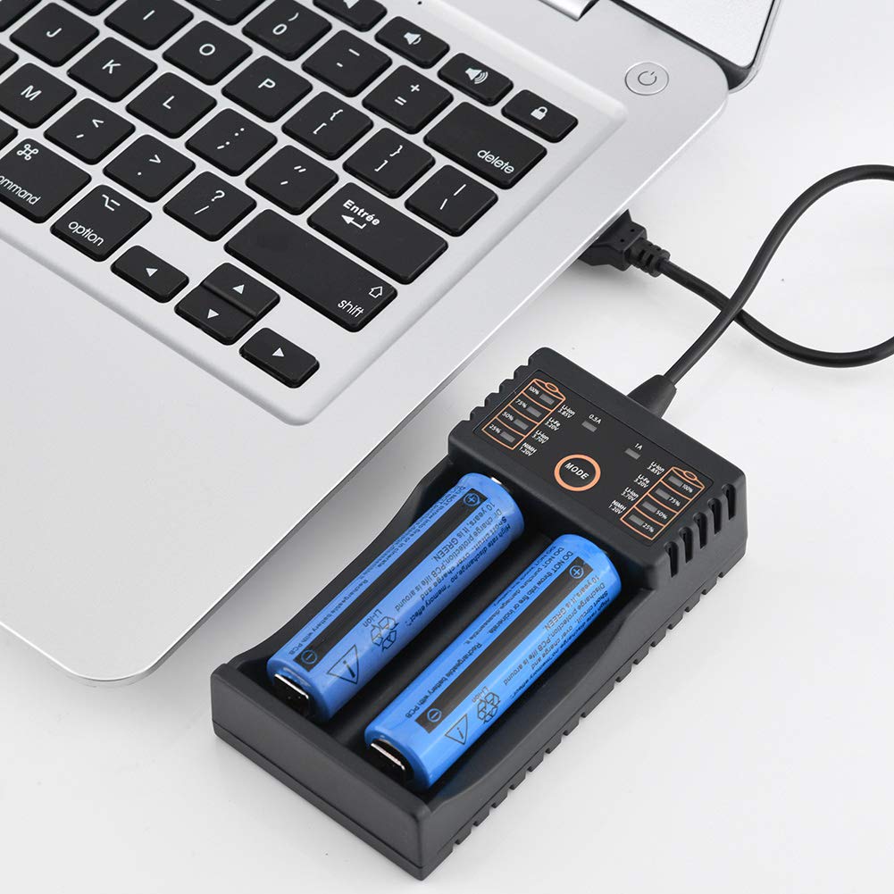 Ładowarka Liitokala, Uniwersalna Inteligentna ładowarka USB Lii-202 do /18490/18350/17670/17500/16340 (RCR123)