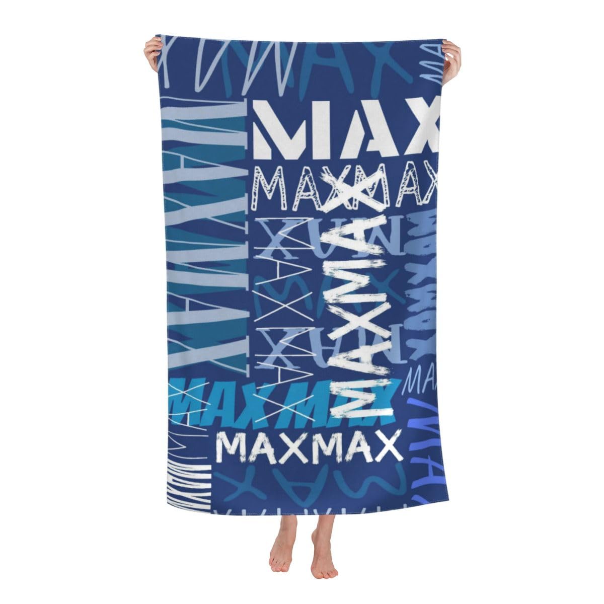 NGGBBDYGB Custom Made Logo Beach Towels Personalized Business Promo Towels