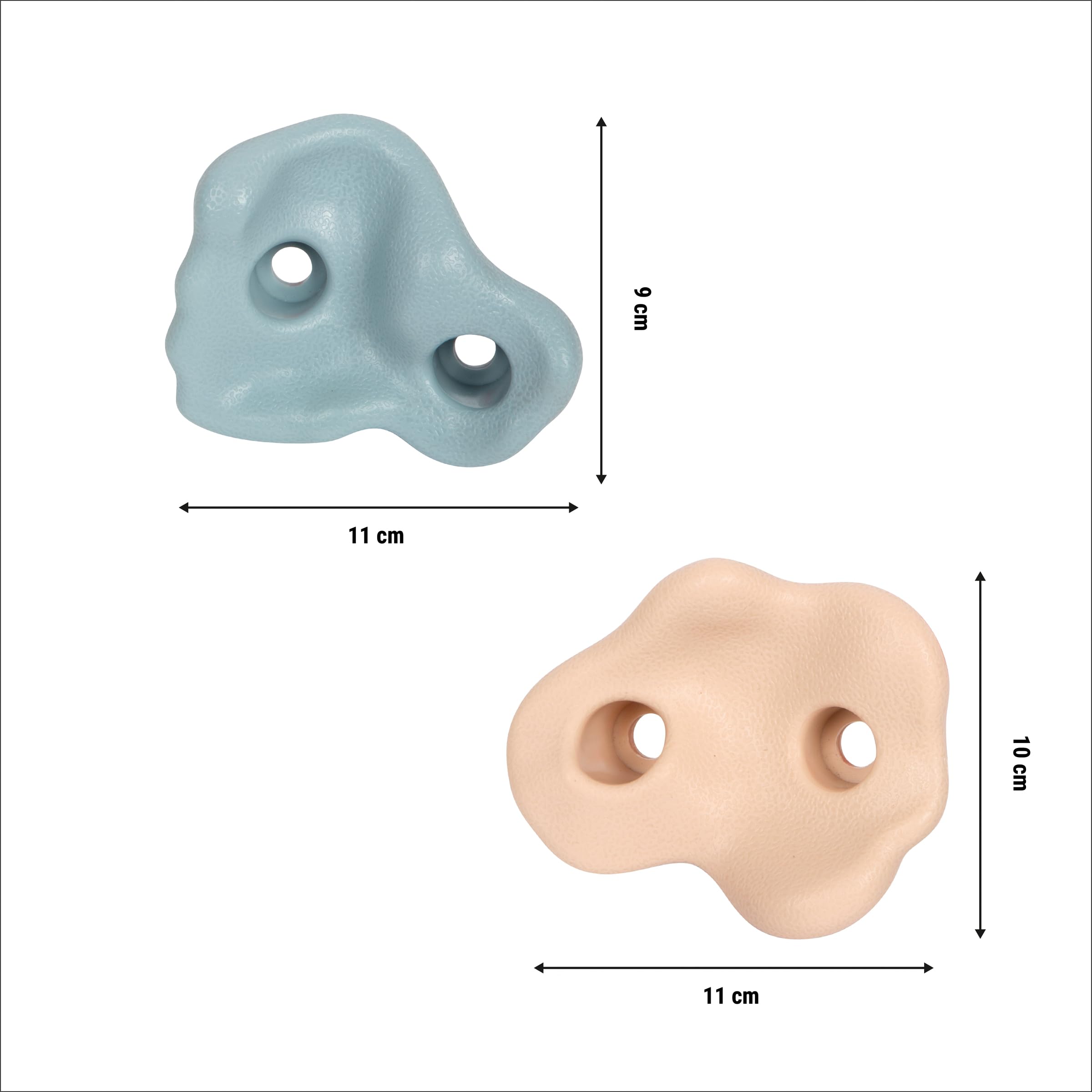 Small Foot Piedras para Escalar, 5 Piedras plástico Resistente, INT, Exterior, de 3 años, 12794
