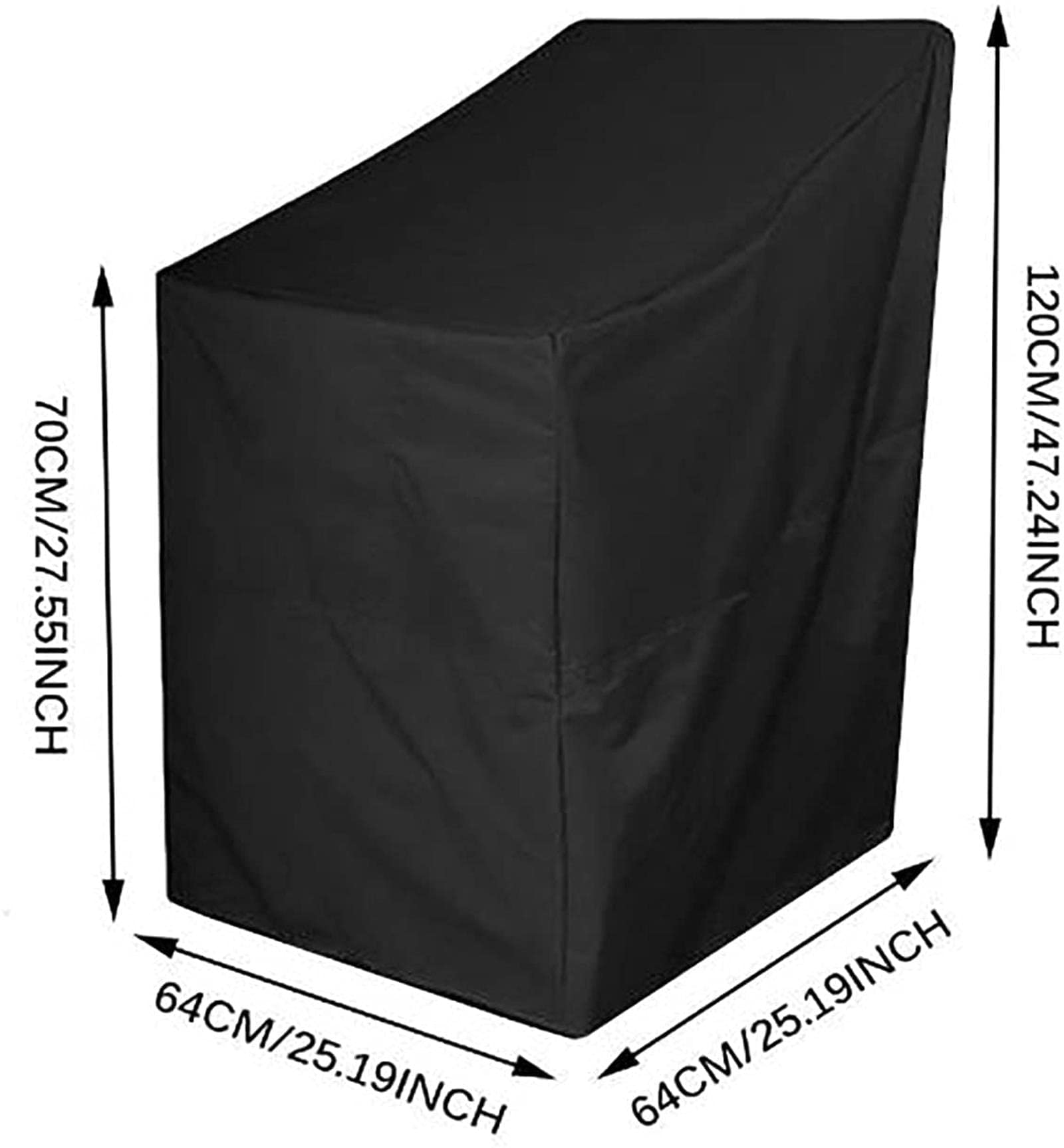 Copritavolo da Esterno Coprisedia da Giardino 210D Tessuto Oxford Impermeabile, Anti-ultravioletto, antistrappo, Sedia Pieghevole da Giardino reclinabile cov