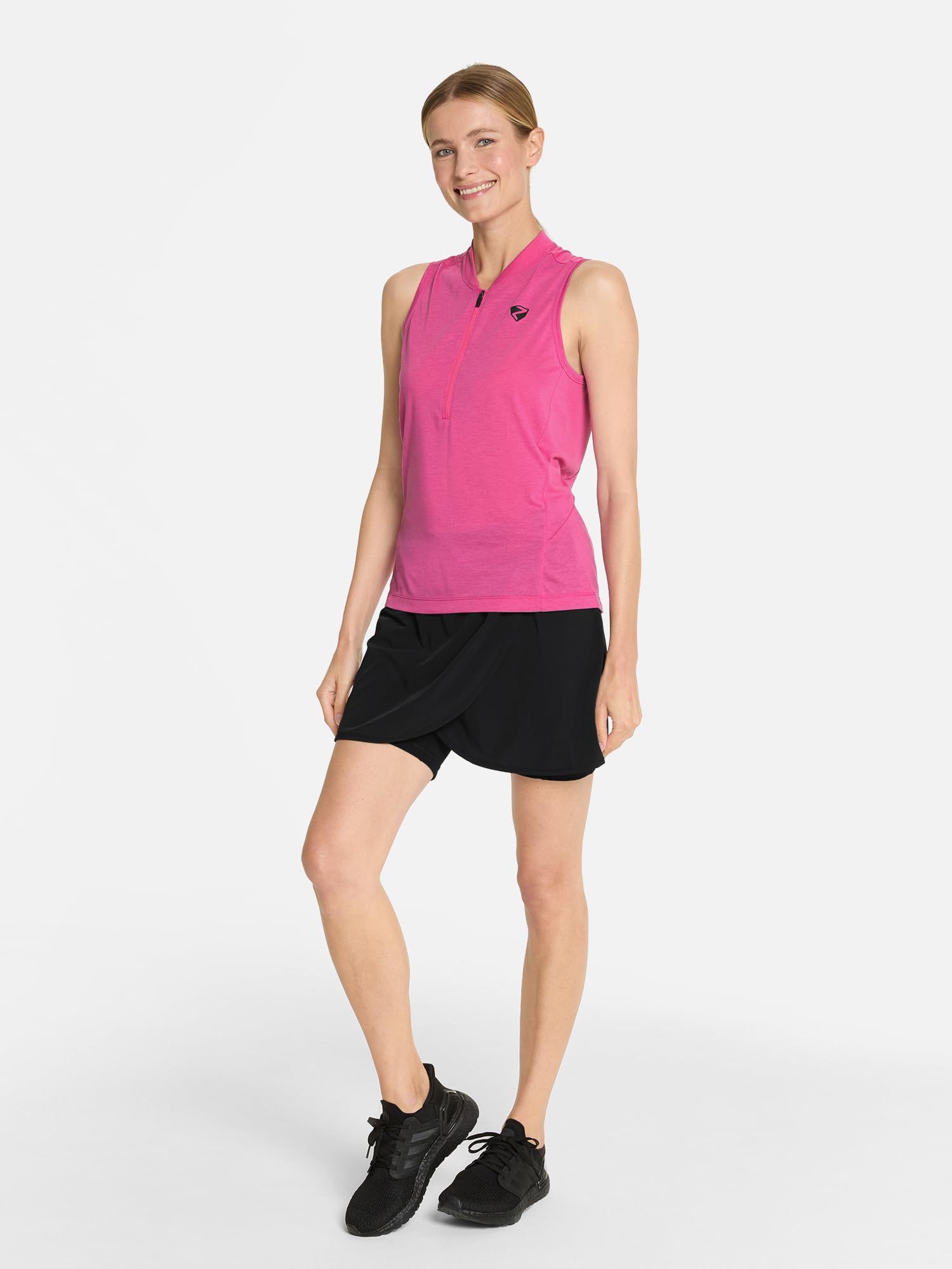 Ziener Nelise X-Function Jupe de Cyclisme avec Short intérieur – VTT – Respirant, séchage Rapide, rembourré Femme