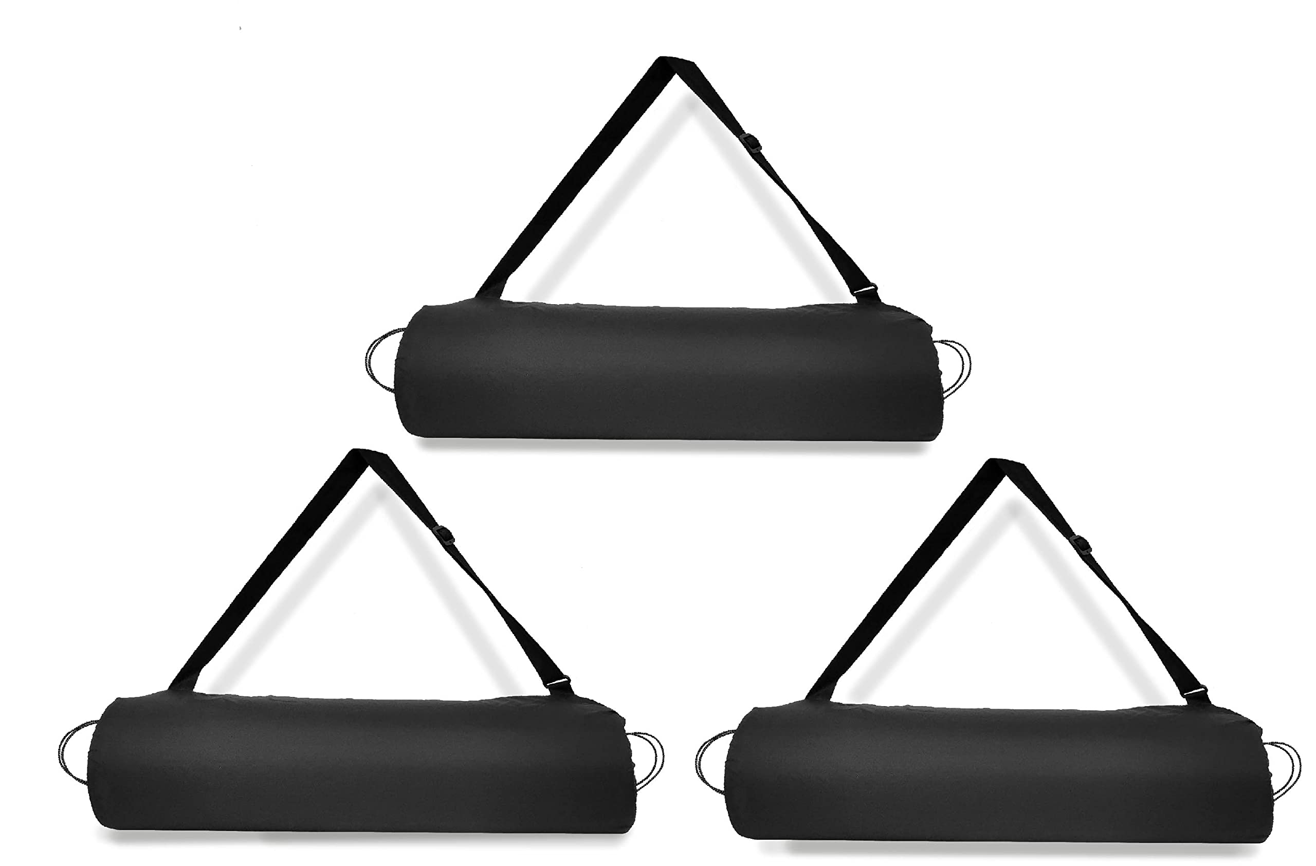 Panchtatava Toffy Black Dori Lock (Pack of 3) Useful & Comfortable Yoga Mat Cover ONLY for Men & Women-image-19