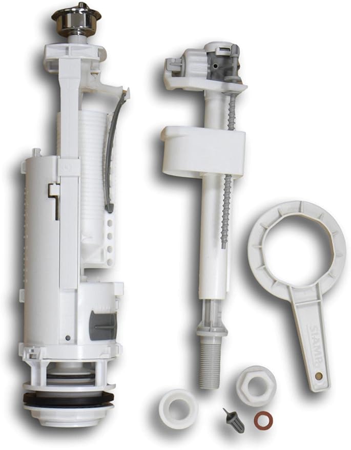 Twyford SIAMP Optima 49 Dual Flush Toilet Cistern Kit, Plus Bottom ...