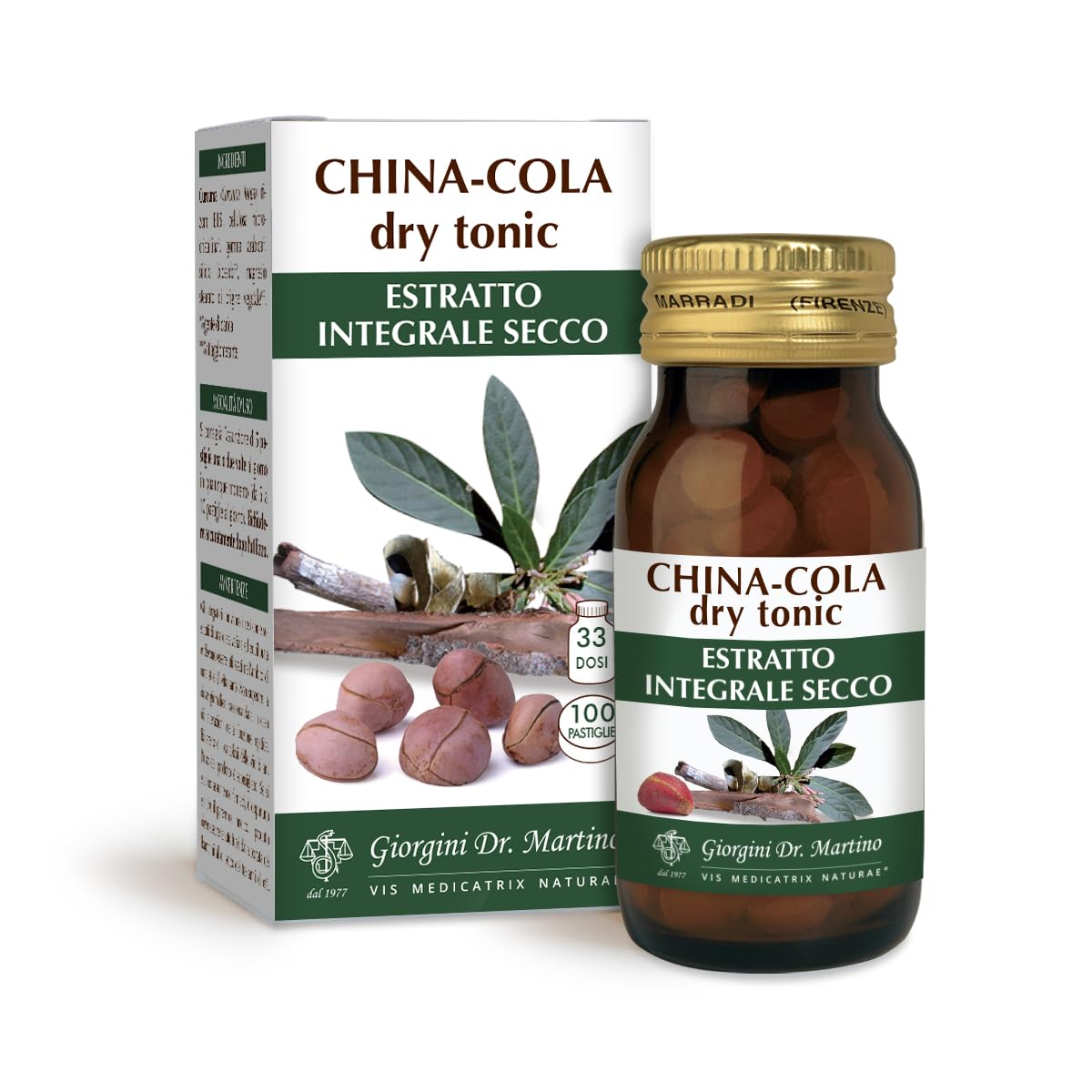 CHINA-COLA DRY TONIC Estratto Integrale Secco pastiglie - 50 g
