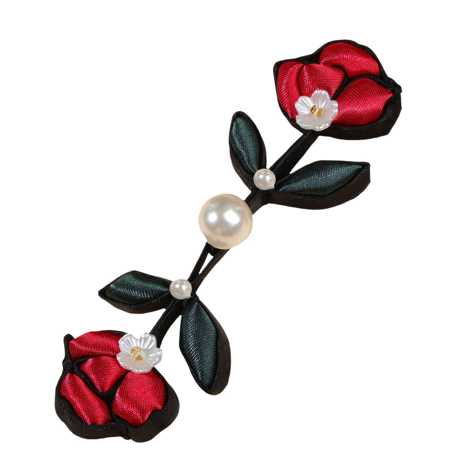 Kalttoy A Pearls Floral Chinese Button Closure Decorative Sewing Button Fasteners For Bridals Dress Garment Nd Sewing Sateen Chinese