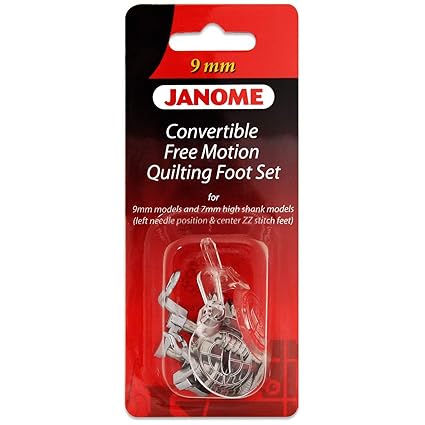 Janome Janome Convertible Free Motion Quilt Foot Set for MC9900