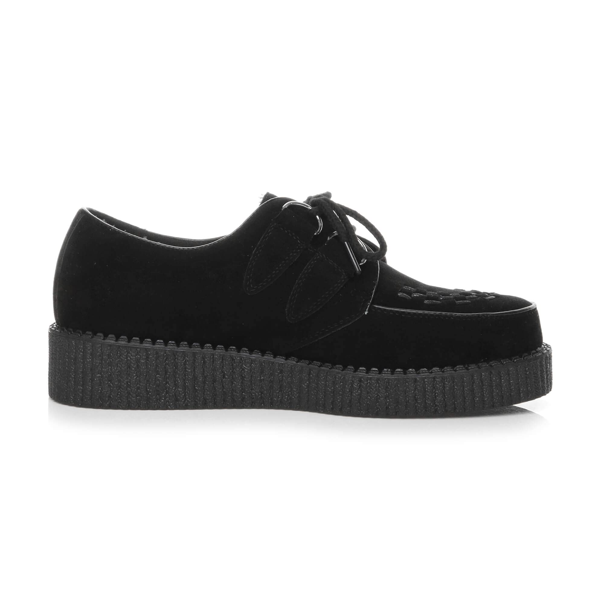 Scarpe Plateau Stringate da Uomo con Zeppa Stile Gotico Punk Creepers Numero
