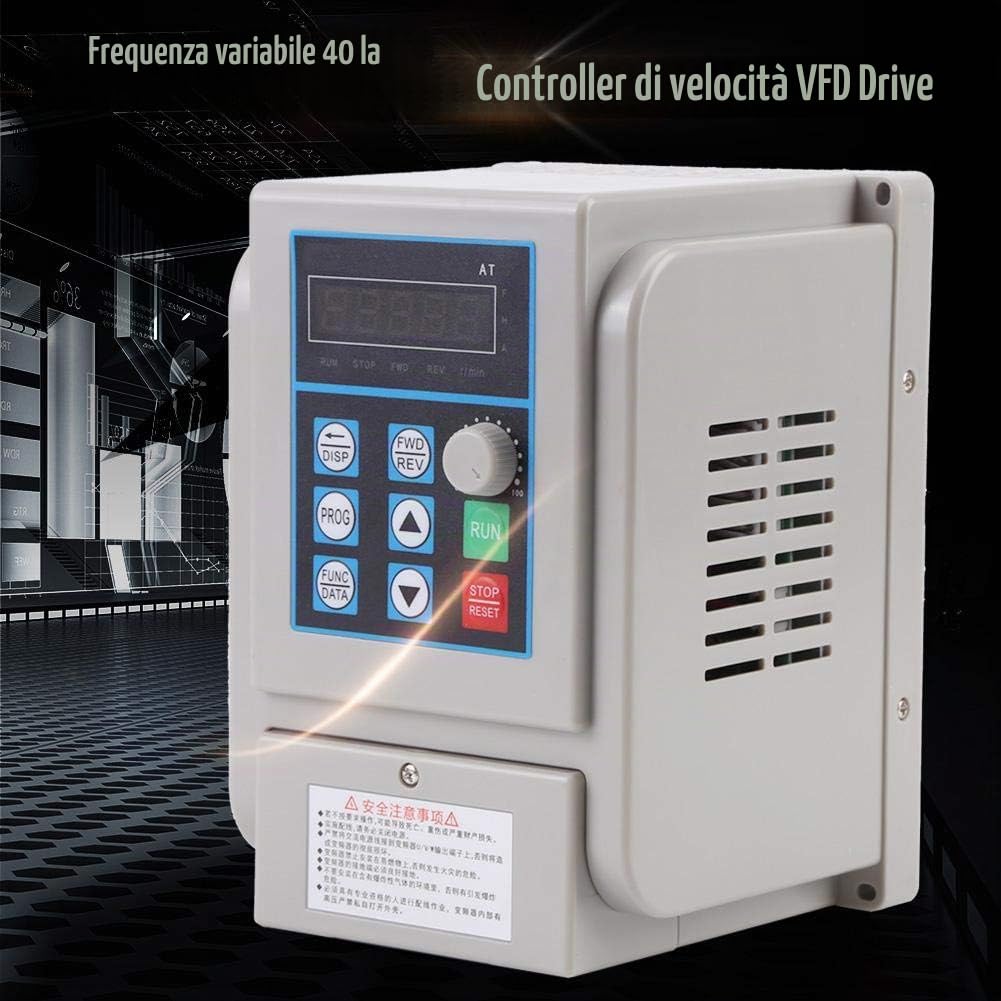 1.5kW 220VAC VFD Regolatore Di Velocità A Velocità Variabile Per Motore AC Monofase