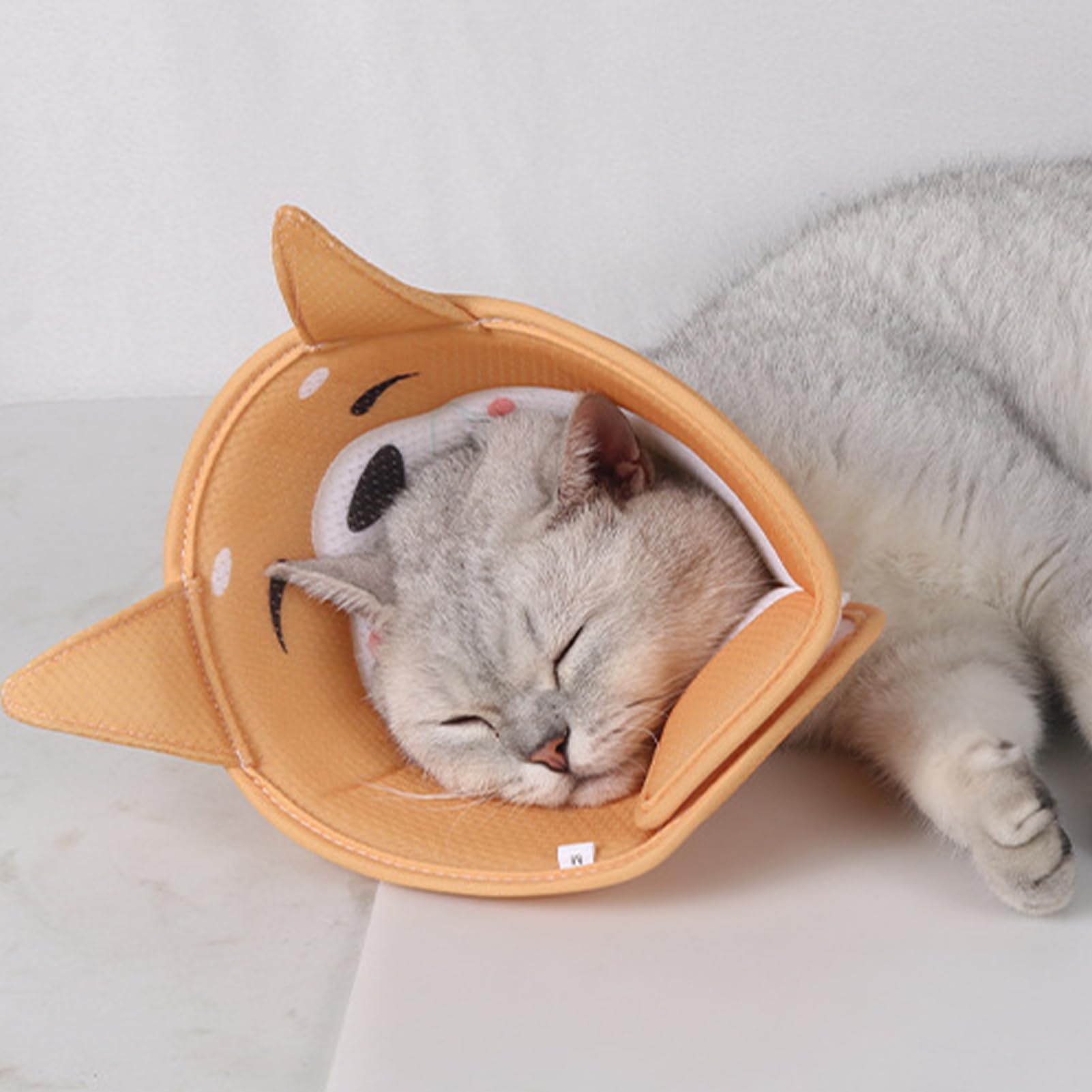 Cono Morbido Per Gatti E Cani A Forma Di Ciambella | Collare Traspirante Per Evitare Leccate E Proteggere Ferite