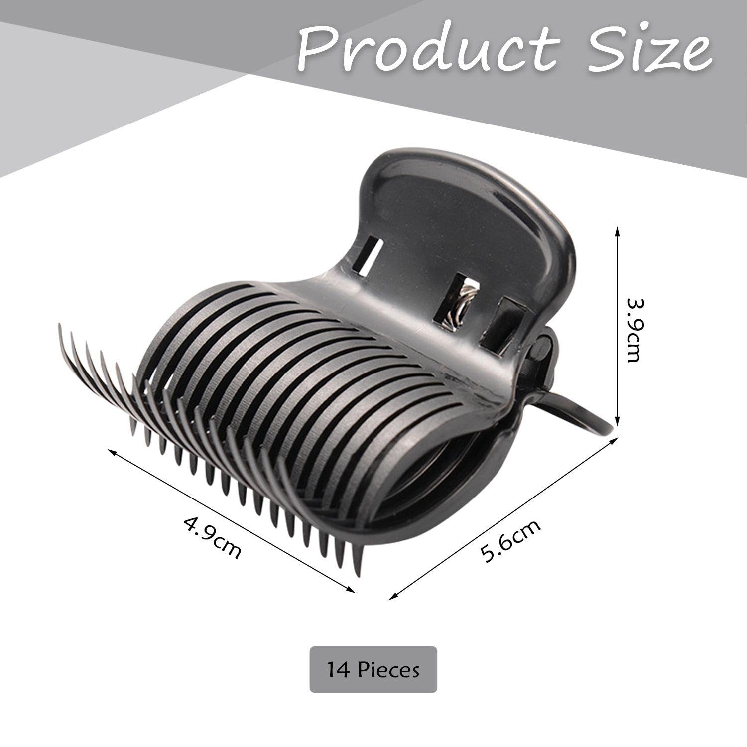 14 Perm Hair Care Clips, Plastic Hair Curlers, High Temperature Resistant Heat Insulation Clips, Fashionable Styling Clips, Hair Salon Tools. - Image 2