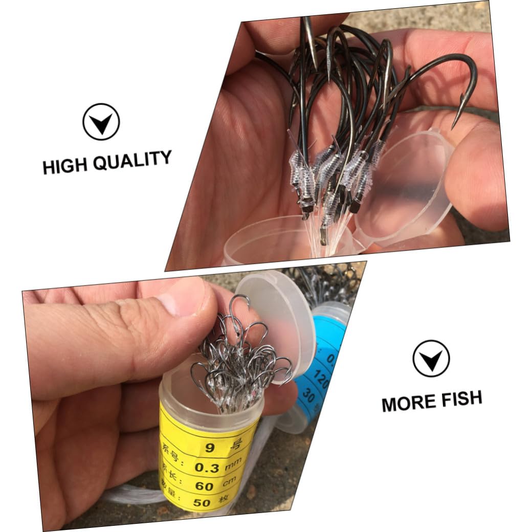 1000 Piezas Anzuelo Gancho de Acero al Carbono cebos de Pesca Plantillas de Pesca ferramentas Herramienta Gancho de señuelo único Gancho de manivela mordaz carnada Equipo de Pesca