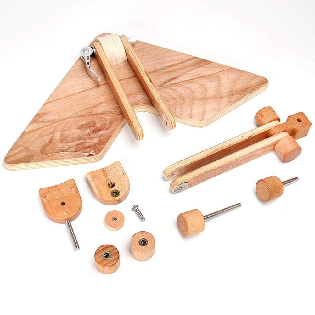 Soporte para bastidor de bordado de madera, soporte ajustable para manualidades, mesa de accesorios portátil, soporte multifuncional para punto de manualidades