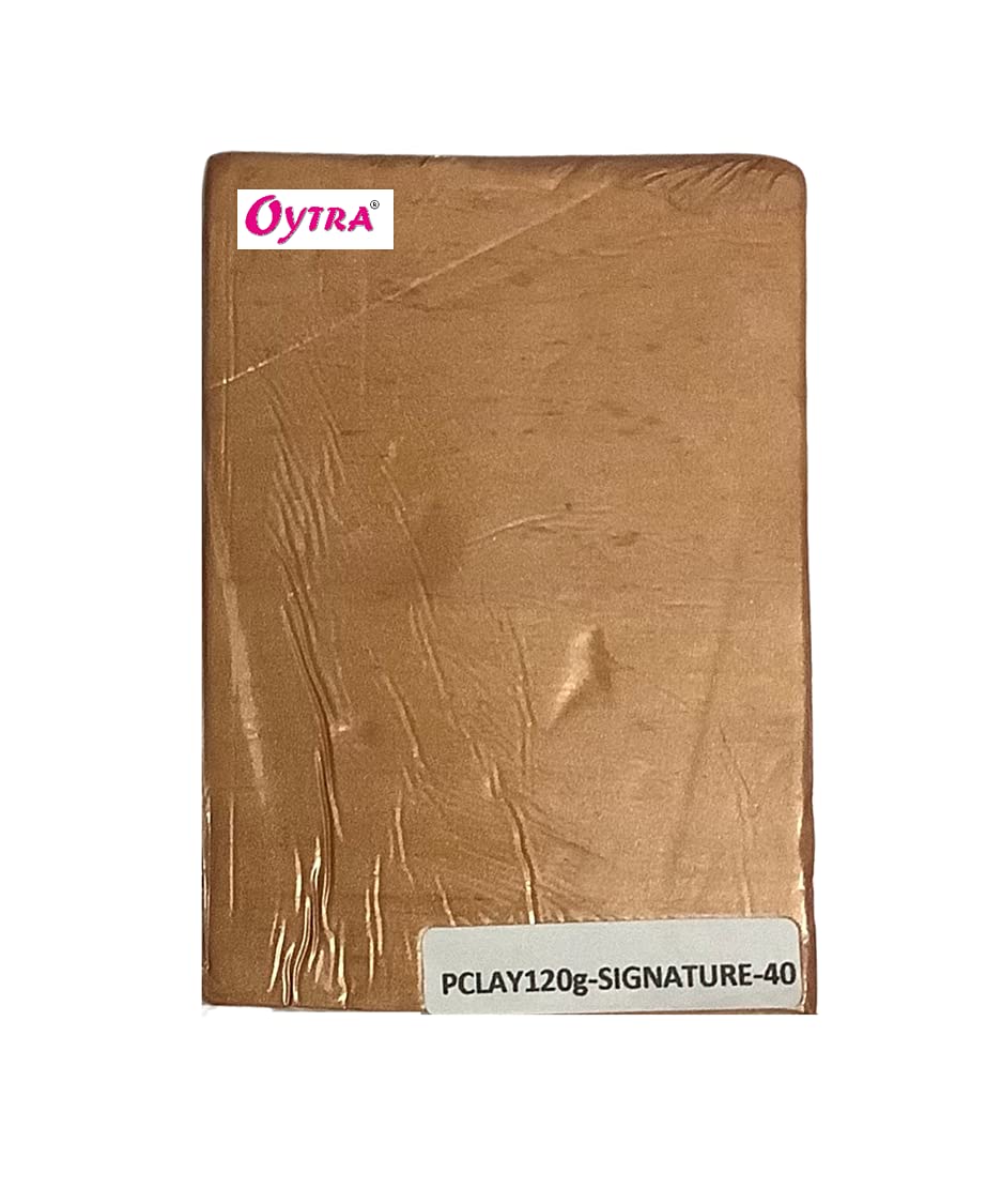 Oytra Polymer Clay 125 Grams Signature for Jewellery Earrings Making Oven Bake (Bronze)