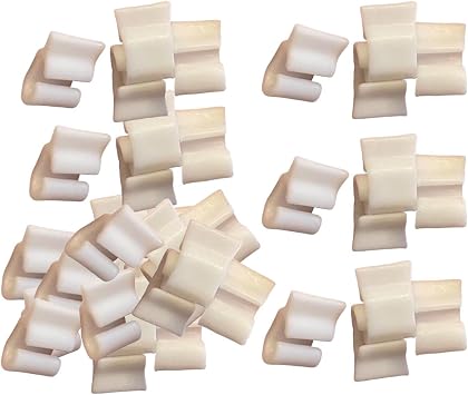 Fenteer 40pcs Fence Fixing Clips Cat Cage Door Latch Playpen Lock Rabbit Cage Wire Crate for Cabinet