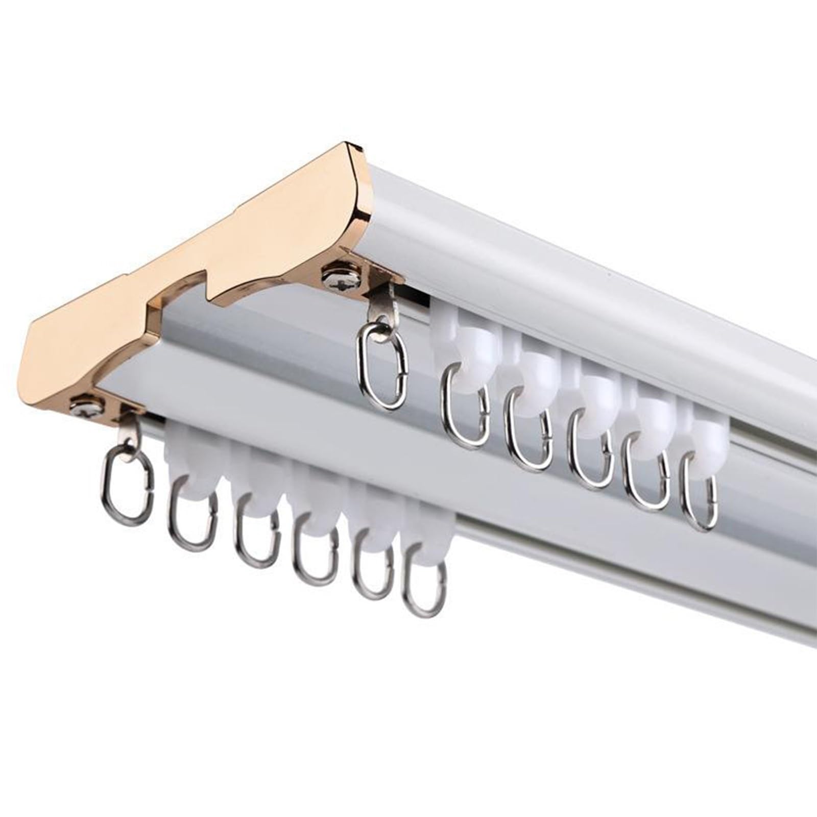 Binario scorrevole per tende morbide pesanti Mottura Arco 470 - Bianco – Gina Tendaggi