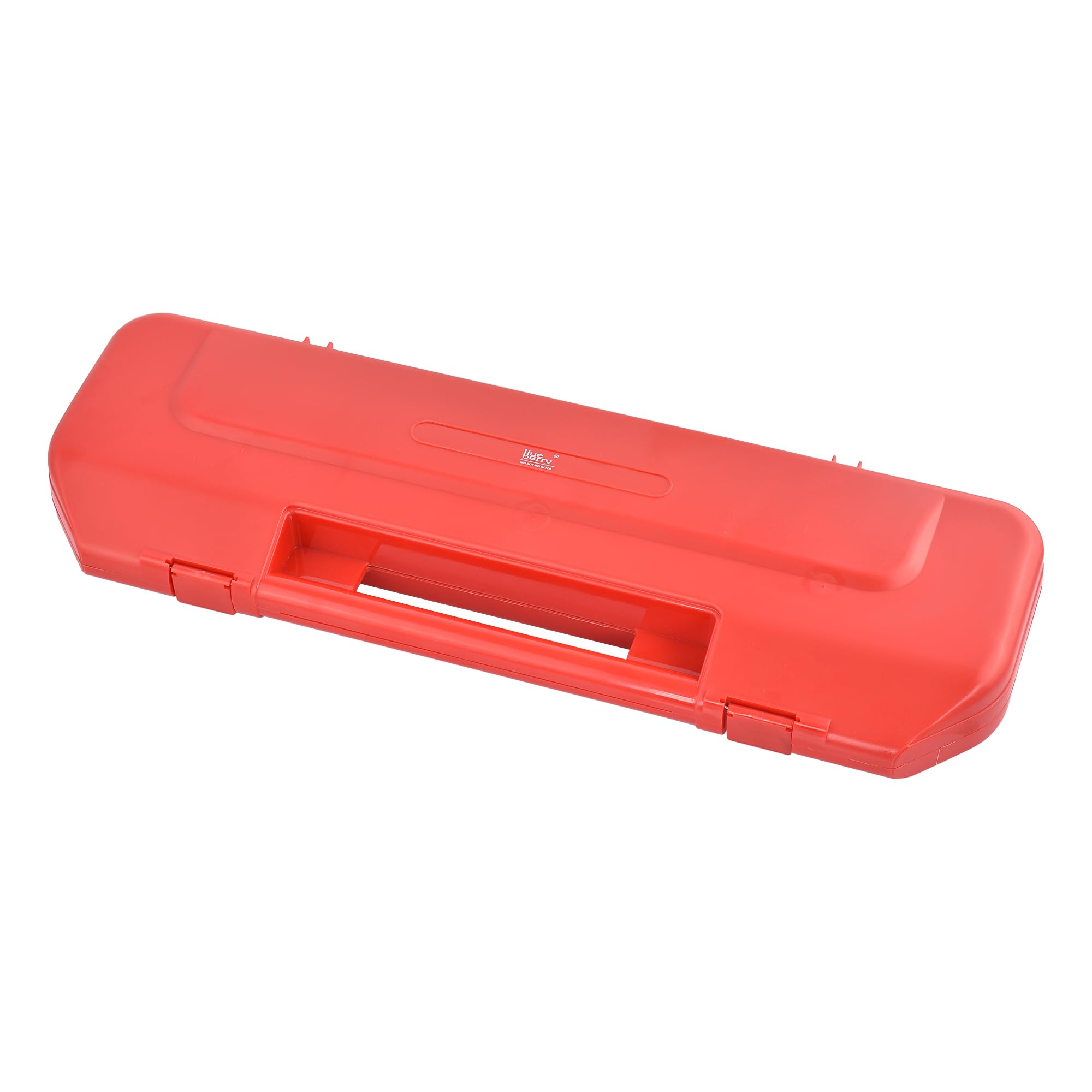 BLUEBERRY Melodica 37 Keys Piano Instrument Soprano Air Piano with Mouthpiece with Hard ABS Case for Music Lovers Beginners Kids - RED 4