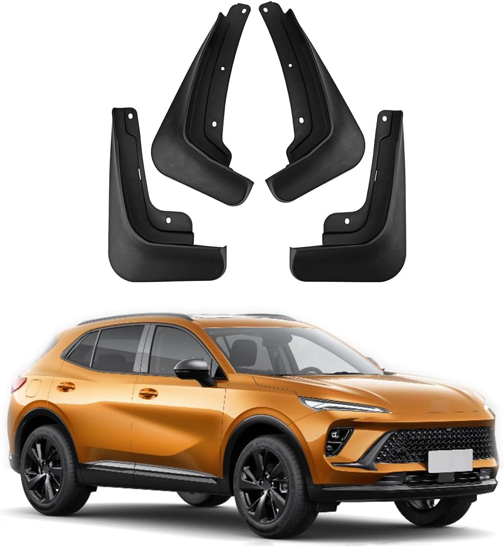 PLAKDFUU Car Mud Flaps for Buick Envision S 2024+, Styling Body Accessories Splash Guards Fender (Set of 4)