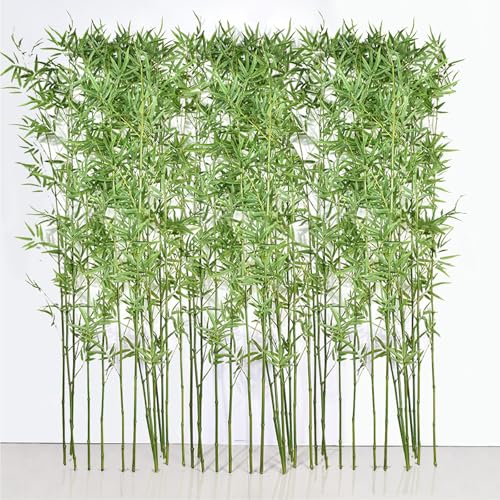 Realistische große Kunst-Bambus-Pflanze, 70 üppige Blätter, 1 m hoch, perfekter künstlicher Bambusbaum für Innen- und Außenbereich, Raumteiler, Aquarium, Restaurant, Zuhause und Büro