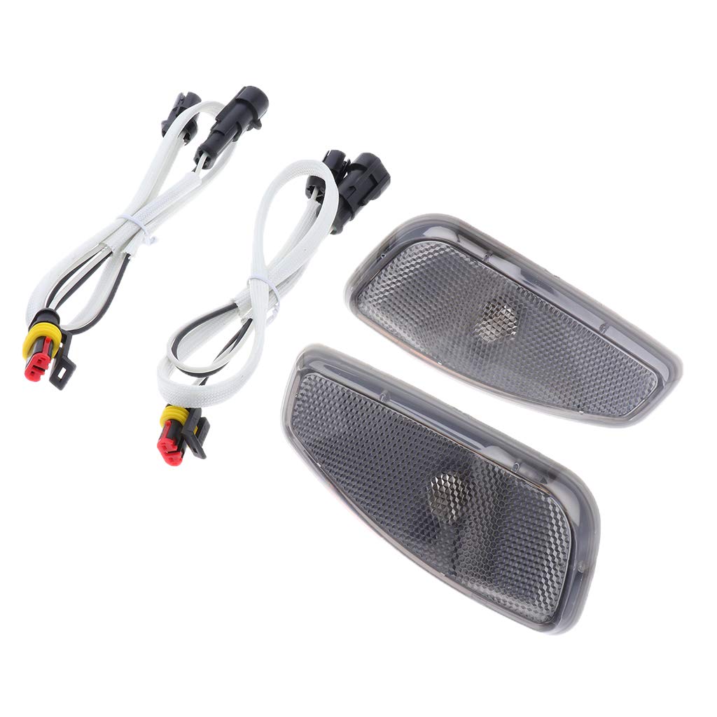 Indicatore di Direzione Laterale Laterale Indicatore di Direzione a LED per Modelli Renegade 3 - Nero + Bianco