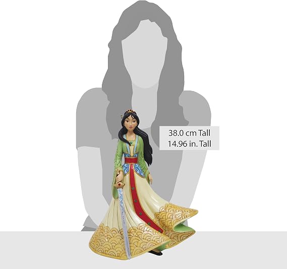 Enesco Disney Traditions by Jim Shore Büyülü Prenses Mulan Deluxe Heykelcik, 45 cm, Çok Renkli