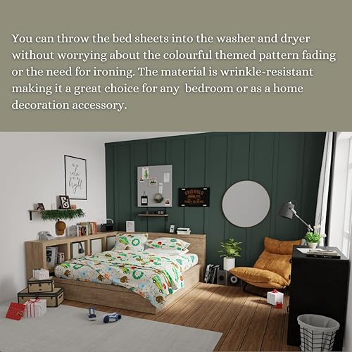 Miniatura 3 de Franco National Lampoon's - Juego de sábanas de franela 100% algodón súper suave, tamaño King, (producto oficial)