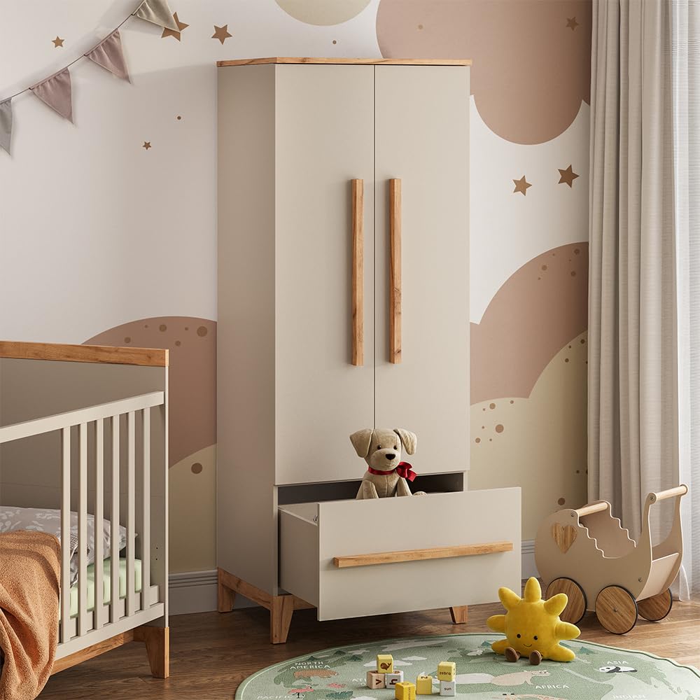 VitaliSpa Armadio per bambini Malia 70 x 186.8 cm Cashmere Artigianale