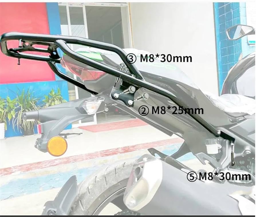 【業務用新品】イラストリアス2A 2B セット売り Amazon.co.jp: バイク用 リアキャリア に適合する忍者400 に適合