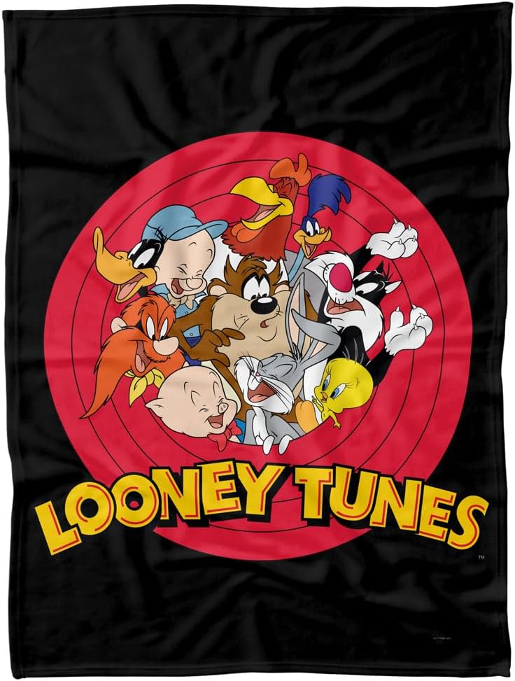 LOGOVISION Looney Tunes Blanket, 60" x 80", Logo Group Fleece Blanket