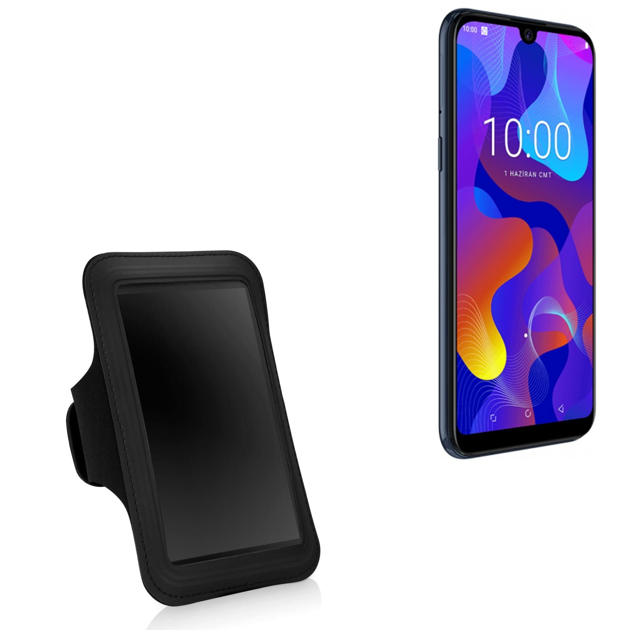 BoxWave Case Compatible with Casper VIA E3 - Sports Armband, Adjustable Armband for Workout and Running for Casper VIA E3 - Jet Black