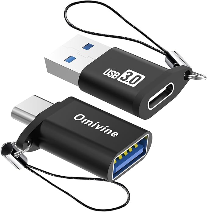 2 Pack USB C to USB 3.0 Adapter & USB to USB C Adapter, USB 3.0 5G bps