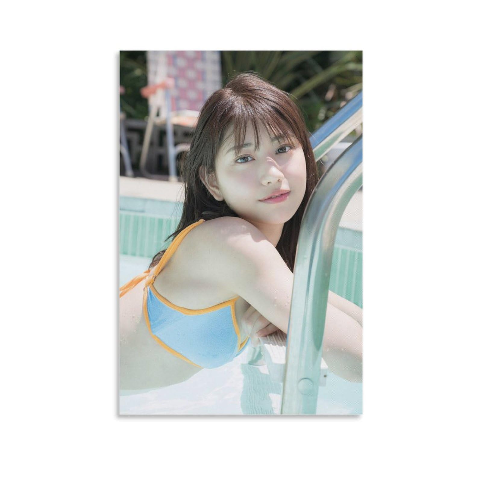 Amazon.co.jp: 白石まゆみ キャンバスアートポスター 水着写真ポスター