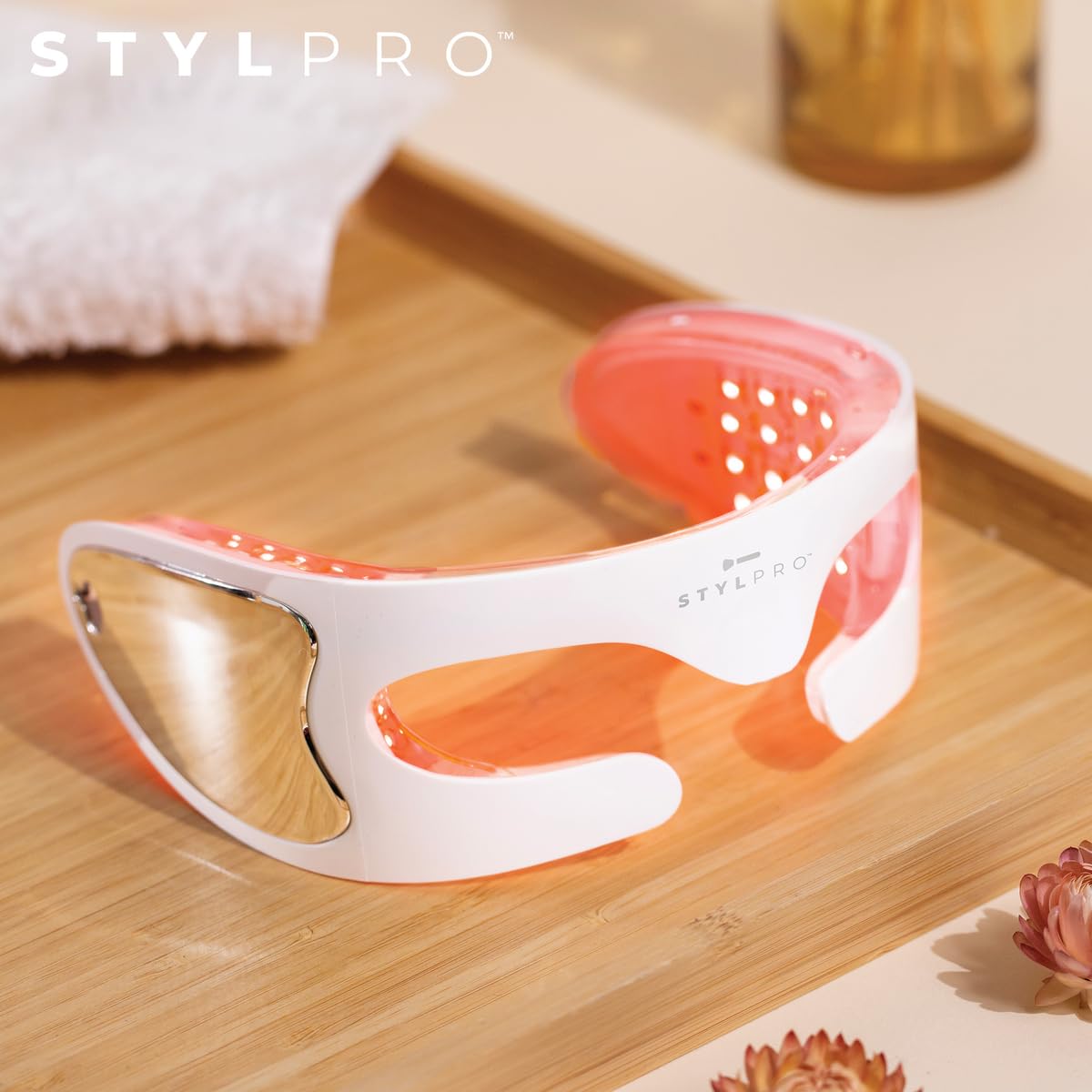 STYLPRO Radiant Eyes Rotlichttherapie-Brille für feine Linien und Falten um die Augen