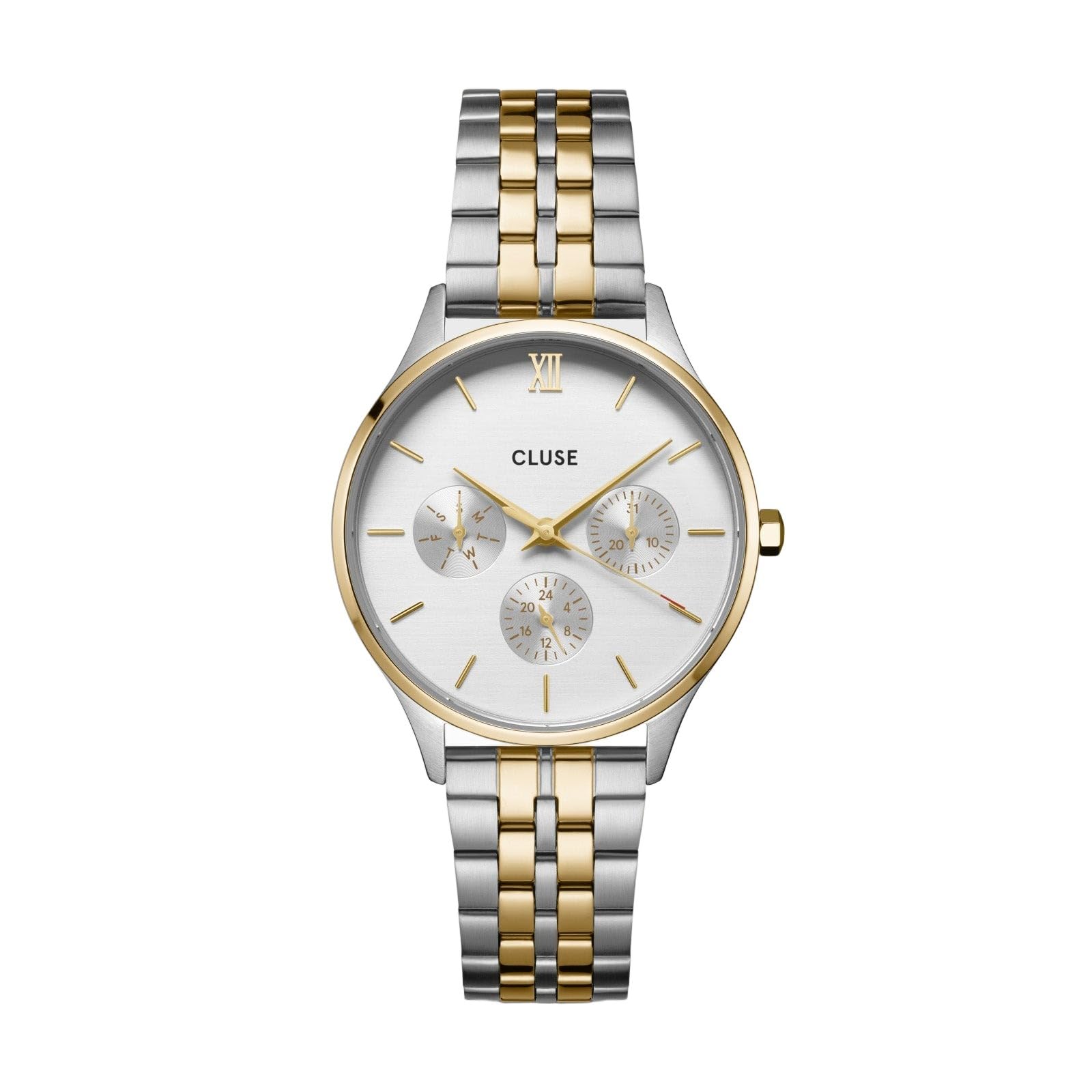 Orologio multifunzione in acciaio inox, bicolore di CLUSE
