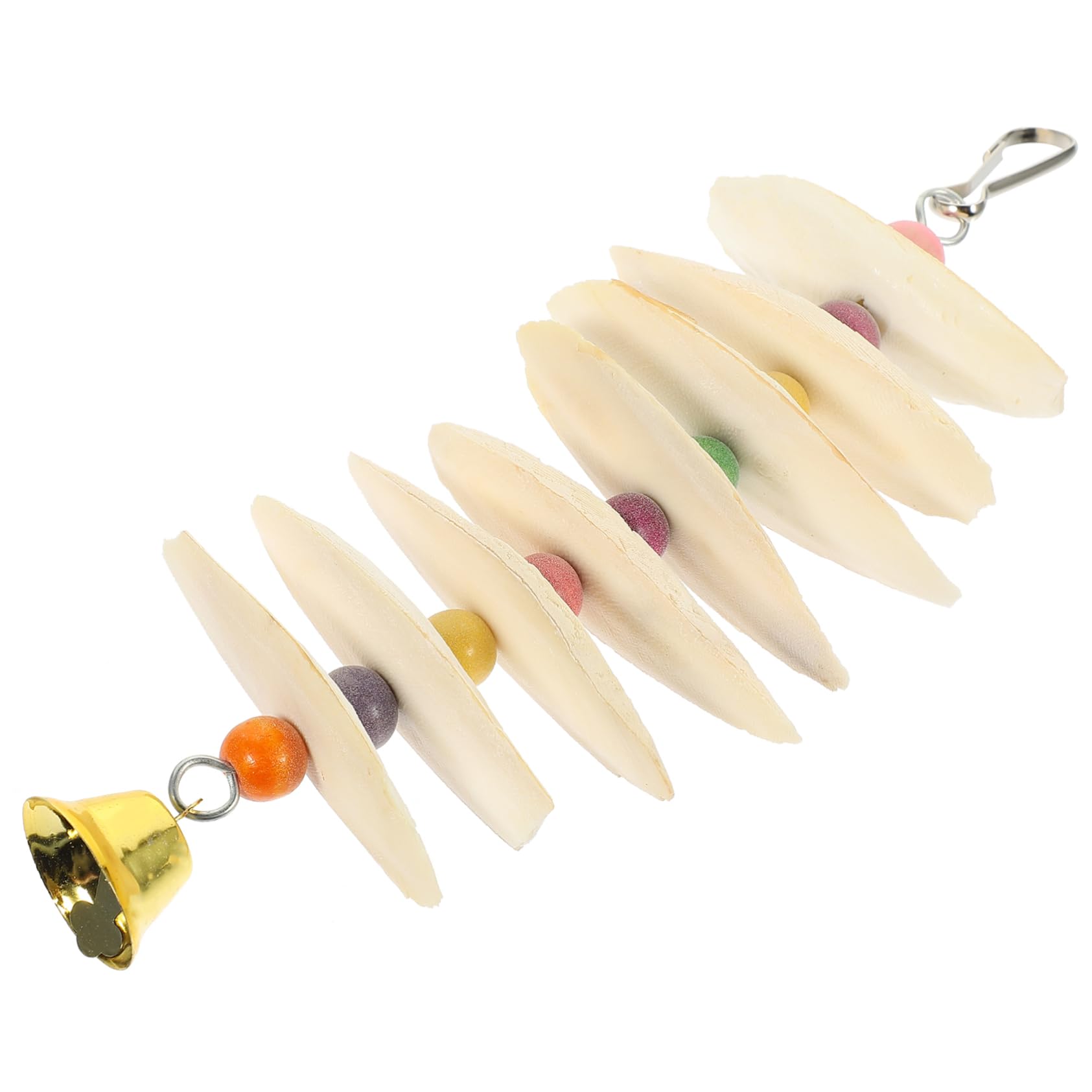 BESPORTBLE 4pièces Jouet à Mâcher pour Perroquets Accessoire De Seiche pour Calopsittes Et Petits Oiseaux Jouet Multifonctionnel pour Amusement Sain Et Naturel