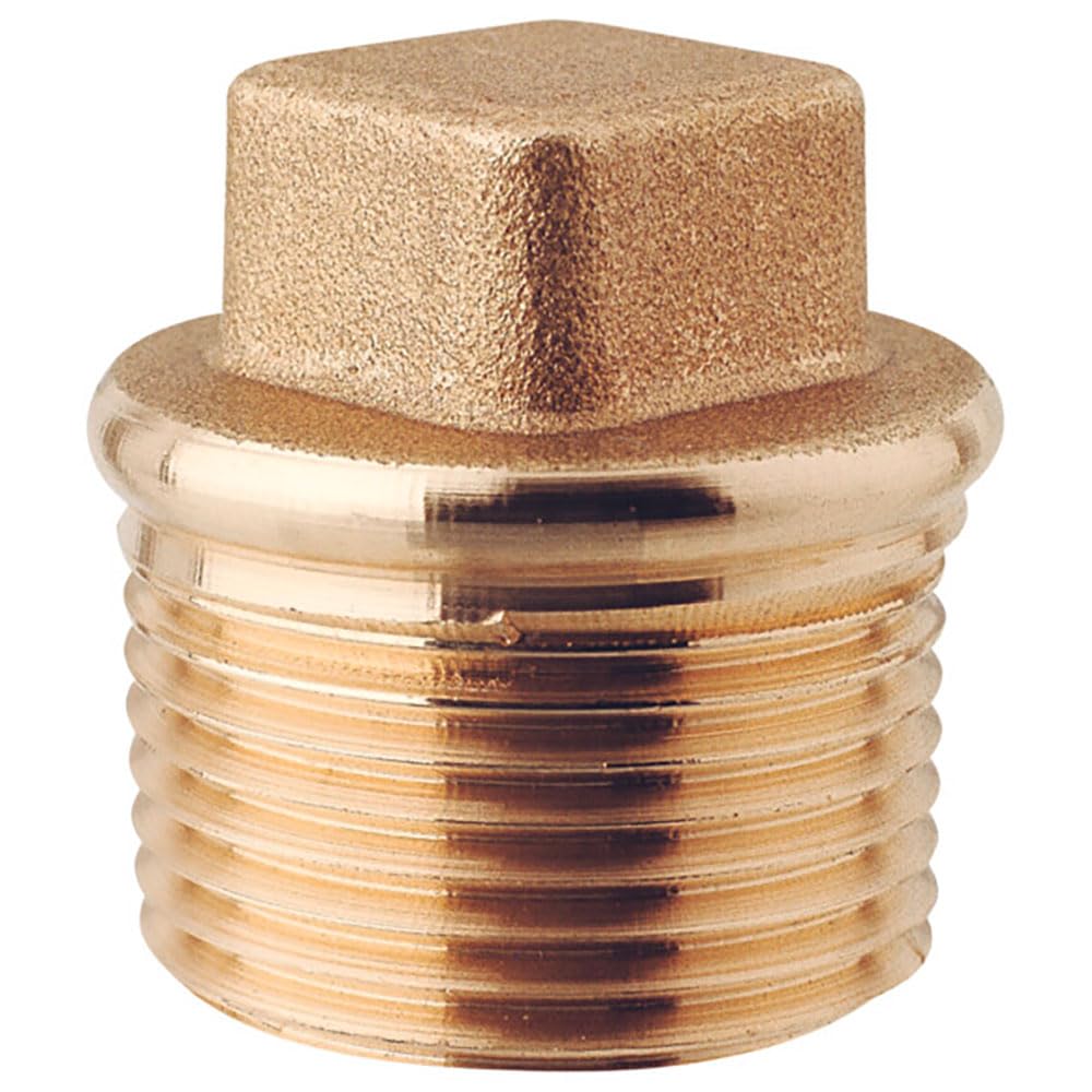 RECMAR TAPON ROSCA CUADRADA 2 Inch 1/2 M. Laton CR GS30914 Other, Multicoloured, One Size