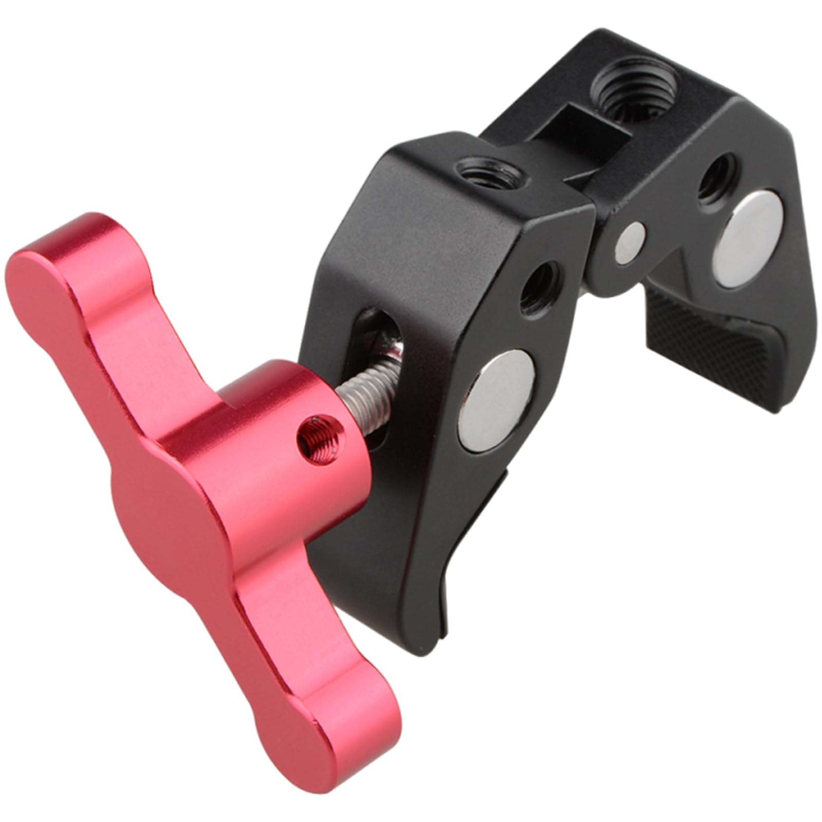 Abrazadera de aluminio con rosca de 1/10.2 cm-20 y 3/20.3 cm-16, abrazadera de clavado de aluminio para accesorios de fotografía, accesorio de equipo