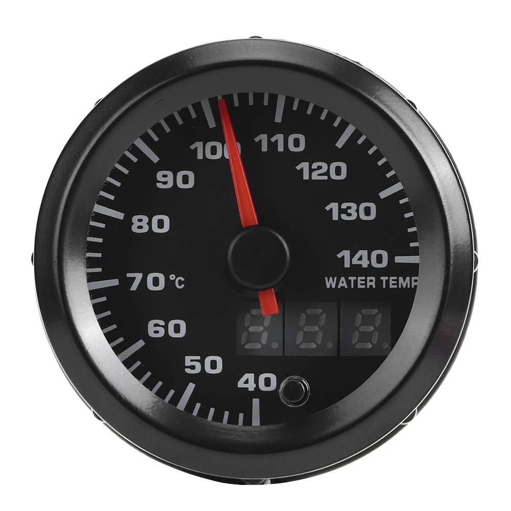 Medidor digital de temperatura del agua, motor paso a paso, material ABS, 2 pulgadas/52 mm, diseño universal, alta precisión, fácil de usar, cómodo de usar, bueno