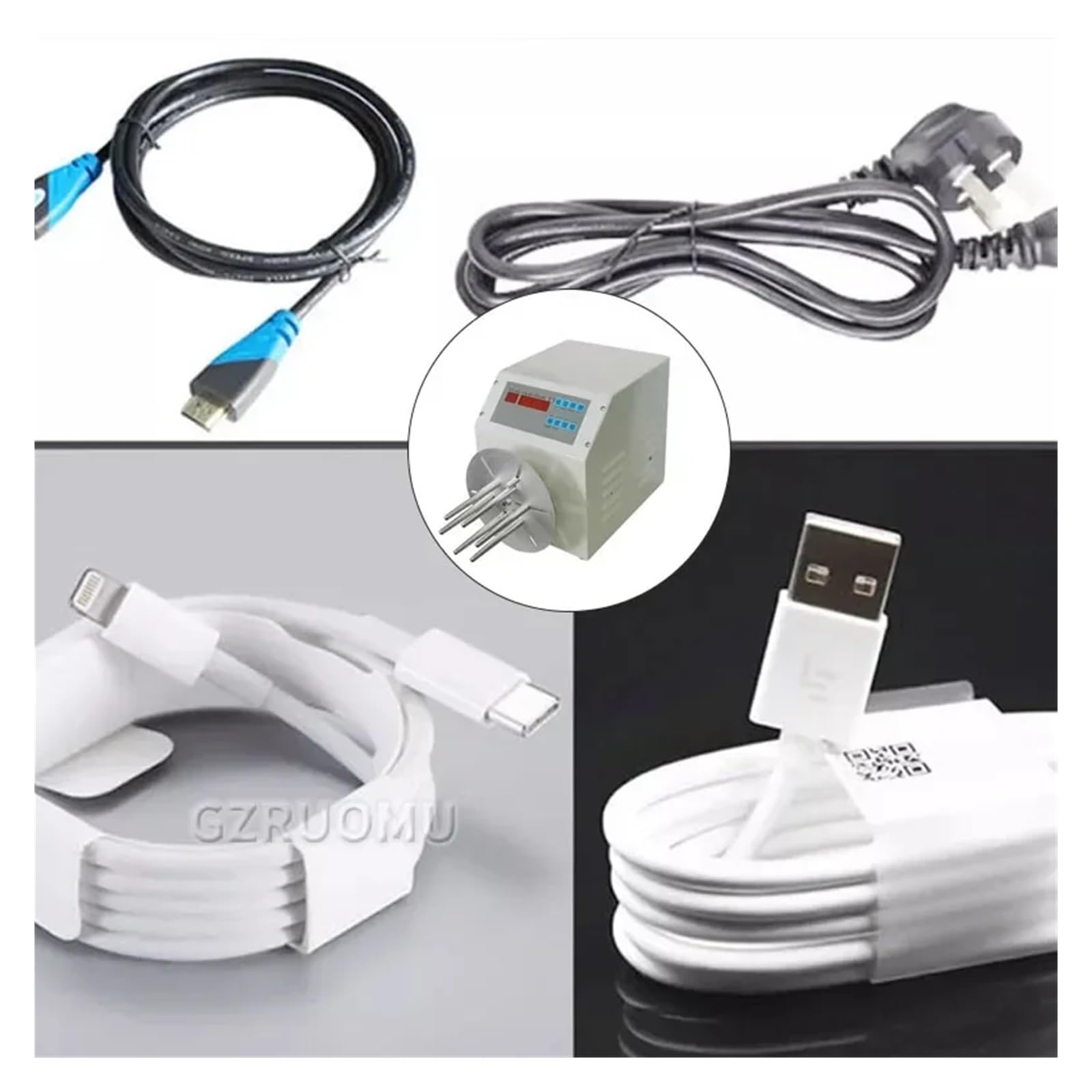 Carrete de cable, Máquina Automática De Bobinado Cable Semiautomática, Diámetro 8mm O Menos, Línea Telefónica USB 10M, Alimentación CA/CC Manguera de jardín