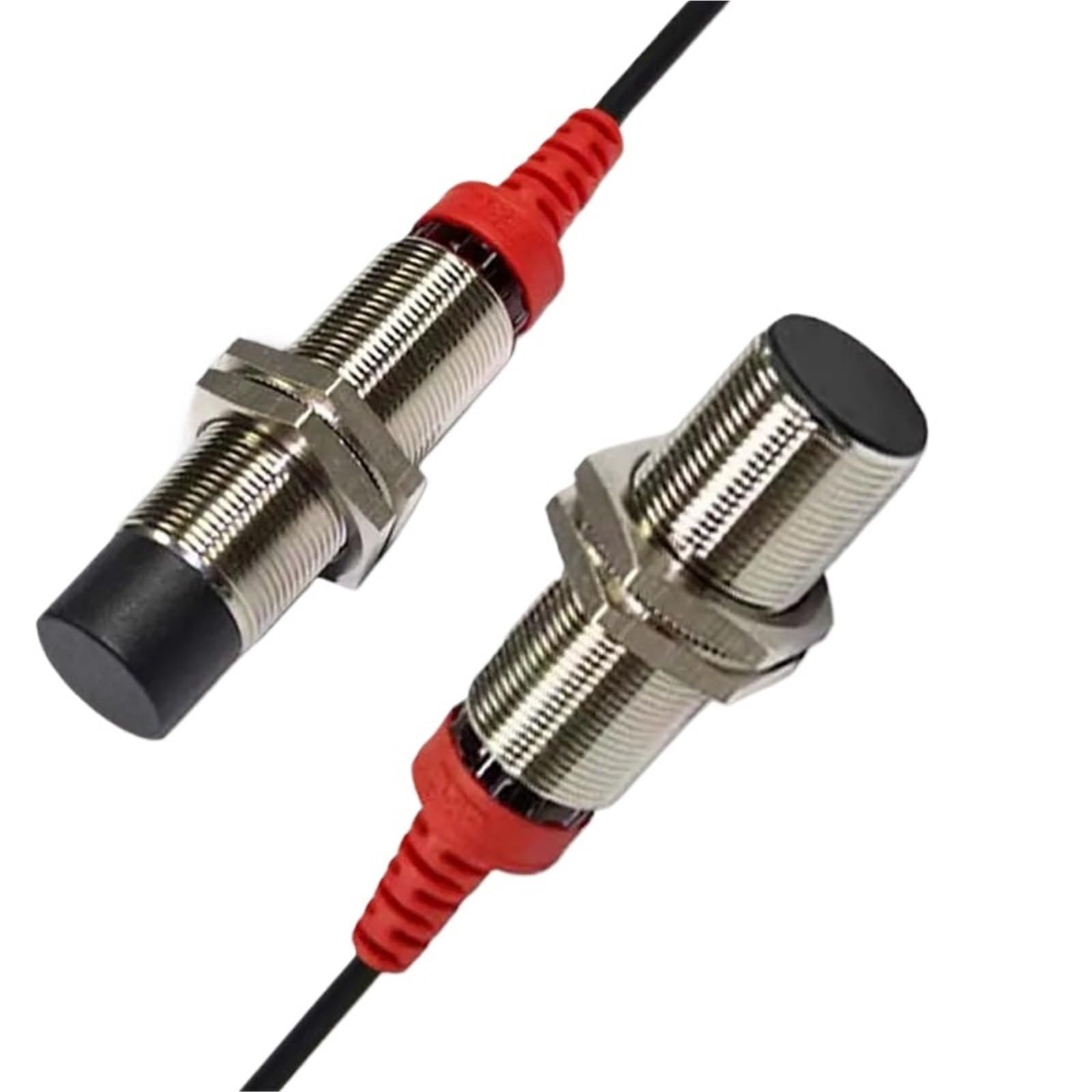 Indukcyjny przełącznik proximity czujnik M8, M12, M18, M30, PNP, bez wykrywania, odległość 1 do 15 mm, 6-36 VDC, z kablem 2 m (M12 4 mm PNP NO)