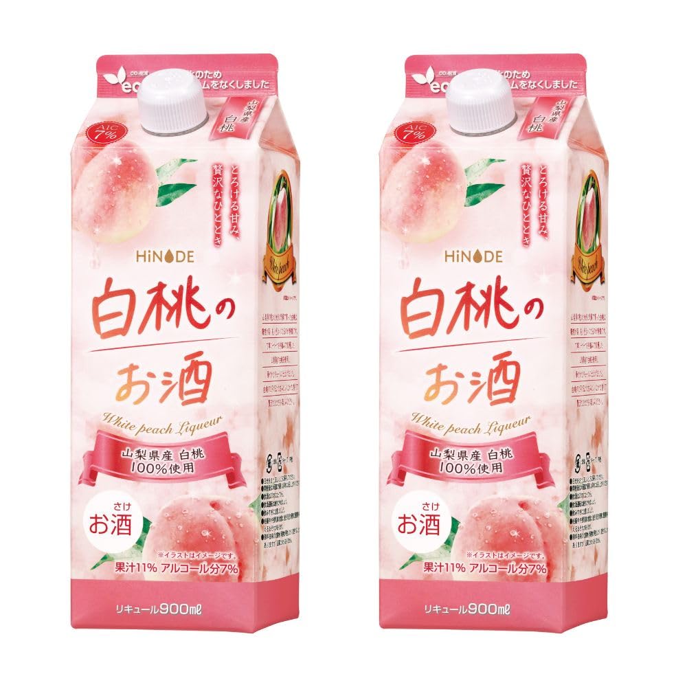 Amazon.co.jp: HiNODE 白桃のお酒[国産果実リキュール 山梨県産白桃