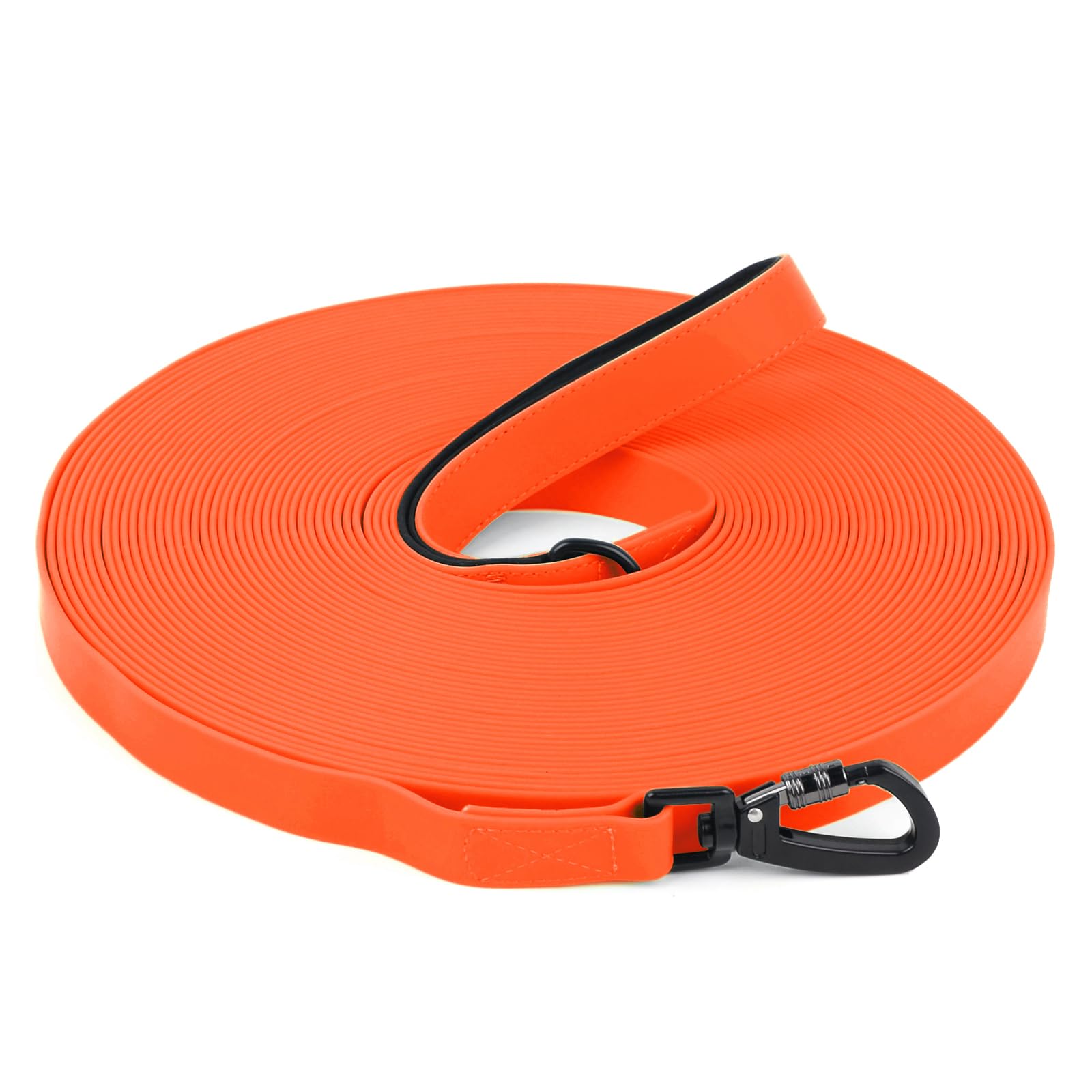 Longe pour Chien, 1,8M/ 3M/ 5M/ 10M/ 15M/ 20M/ 25M/ 30M Laisse de Dressage étanches pour Chiens, Long Laisse pour Petits, Moyens et Grands Chiens