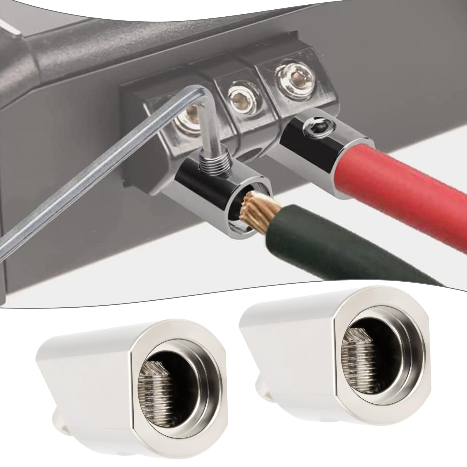 1 Paar 1/0 AWG Auf 4 AWG Offset-AMP-Eingangsreduzie Produktbild-Vorschau 2