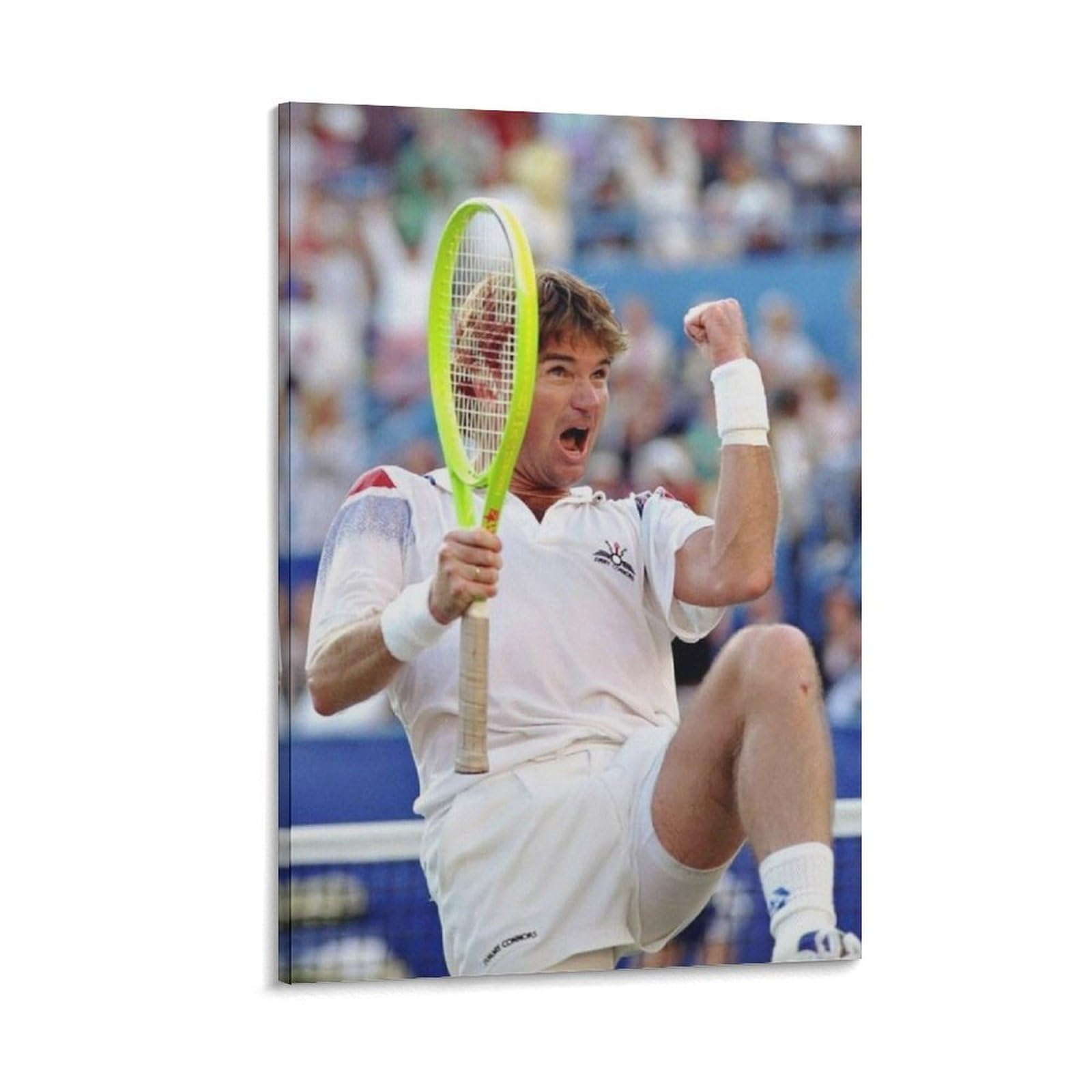 ASUIU Jimmy Connors Canvas Poster Canvas Art Poster And Wall Art Picture Print Modern Family Decor Posters 08x12inch(20x30cm)