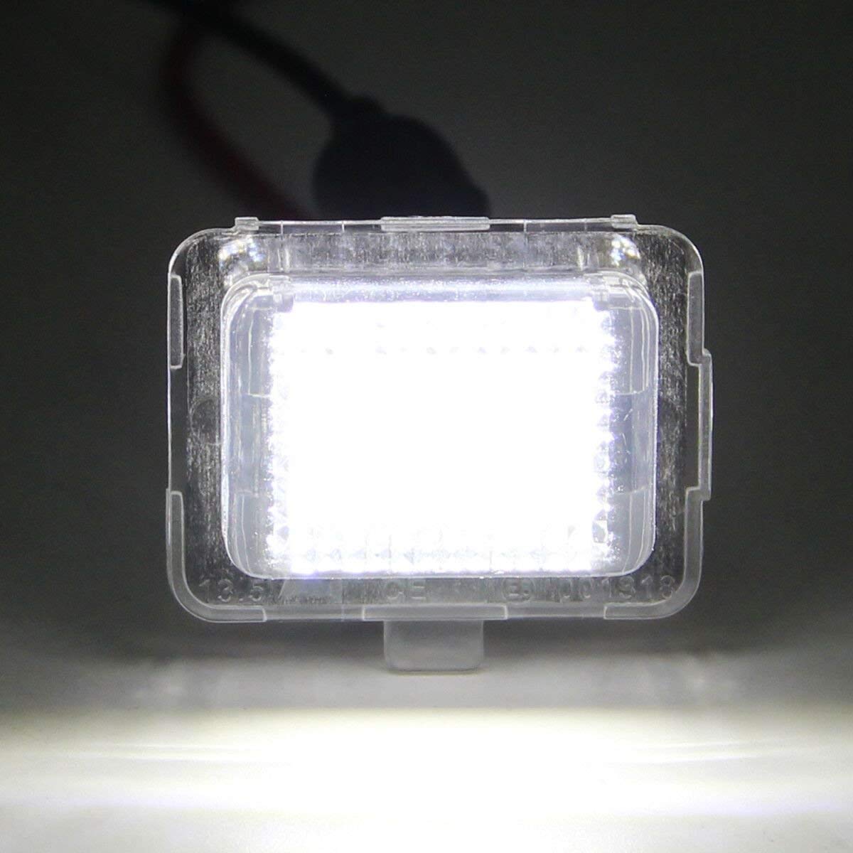VW Golf MK5 Éclairage Plaque Immatriculation Set LED Blanc Ultra Vif