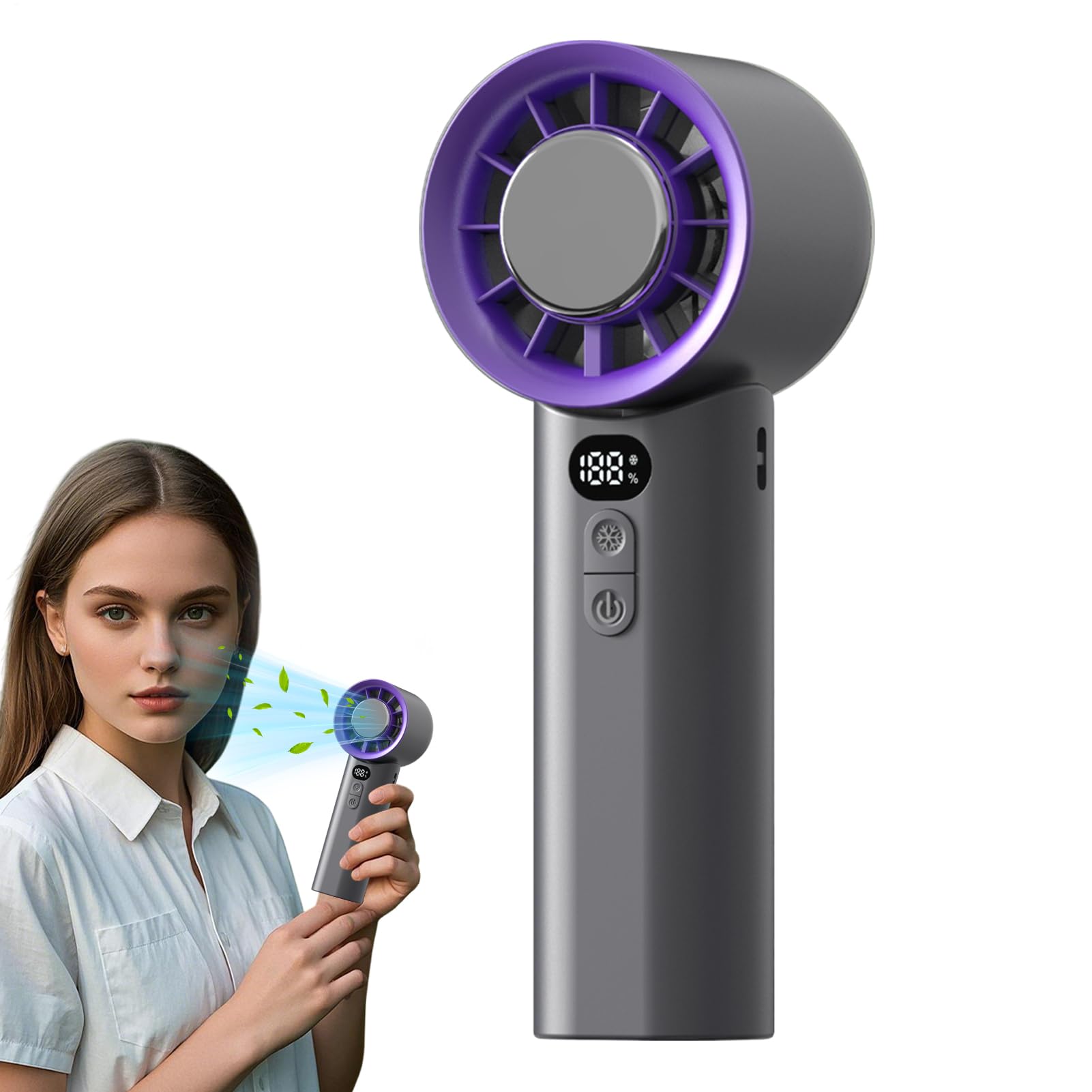 Ventilateur à main pliable pour stopper la chaleur étouffante en silence